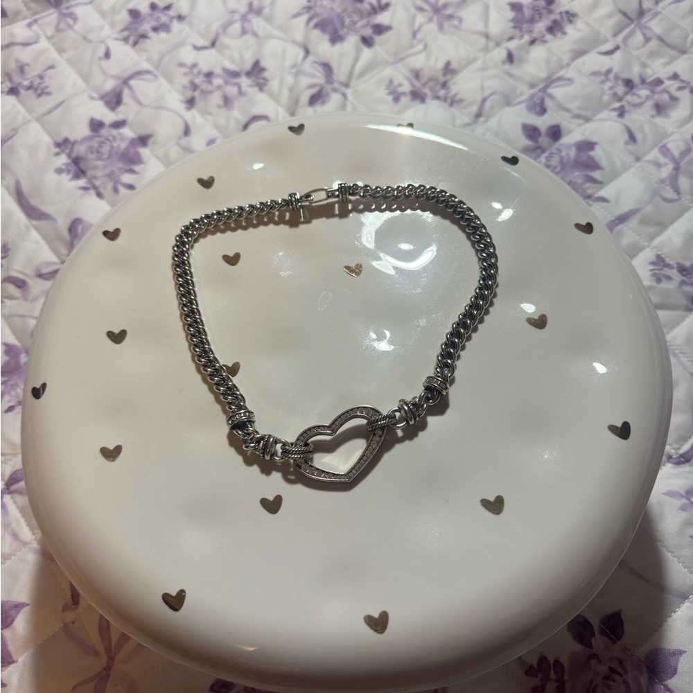 Brighton Silver Heart Necklace